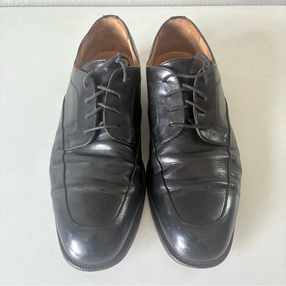 Johnston & Murphy 
Men’s Dress Shoes Black Leather Oxford Lace Up Size 10 M